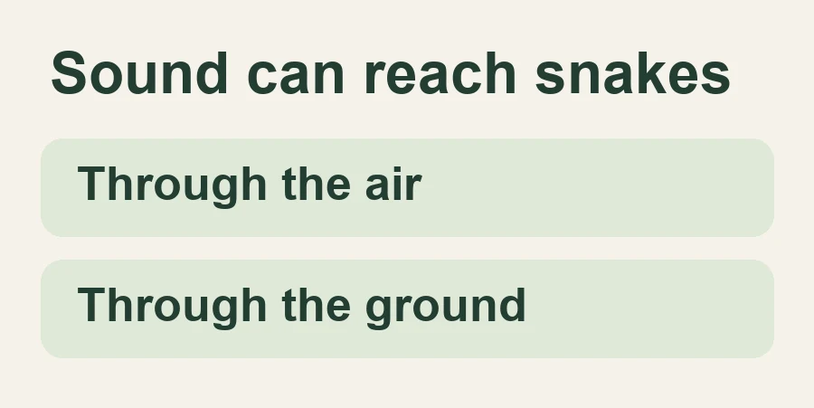 Through the air; Through the ground